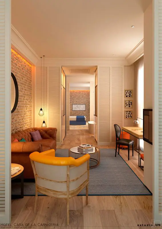 Estudio B76 hotel casa carniceria Madrid