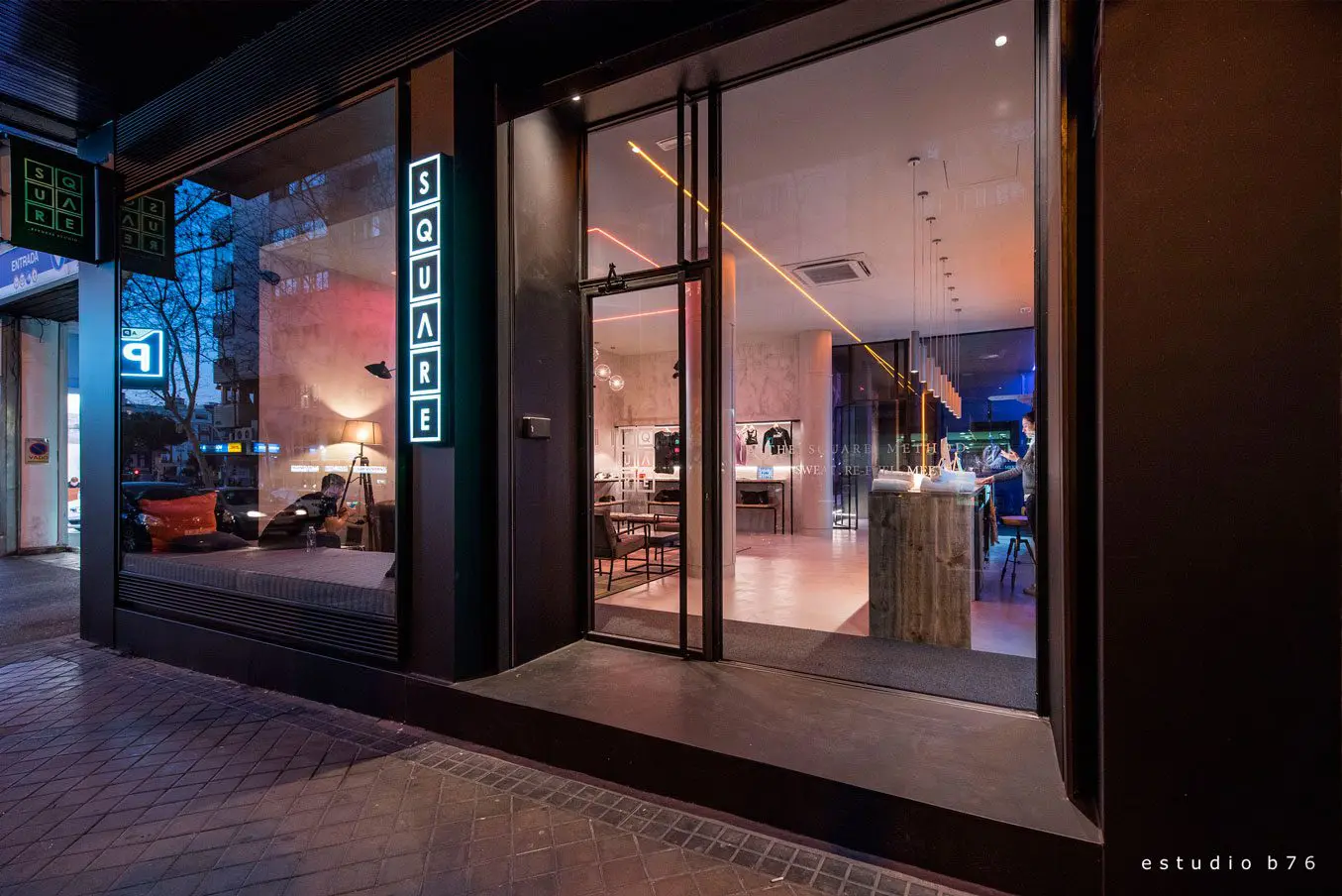 diseño gimnasio square fitness