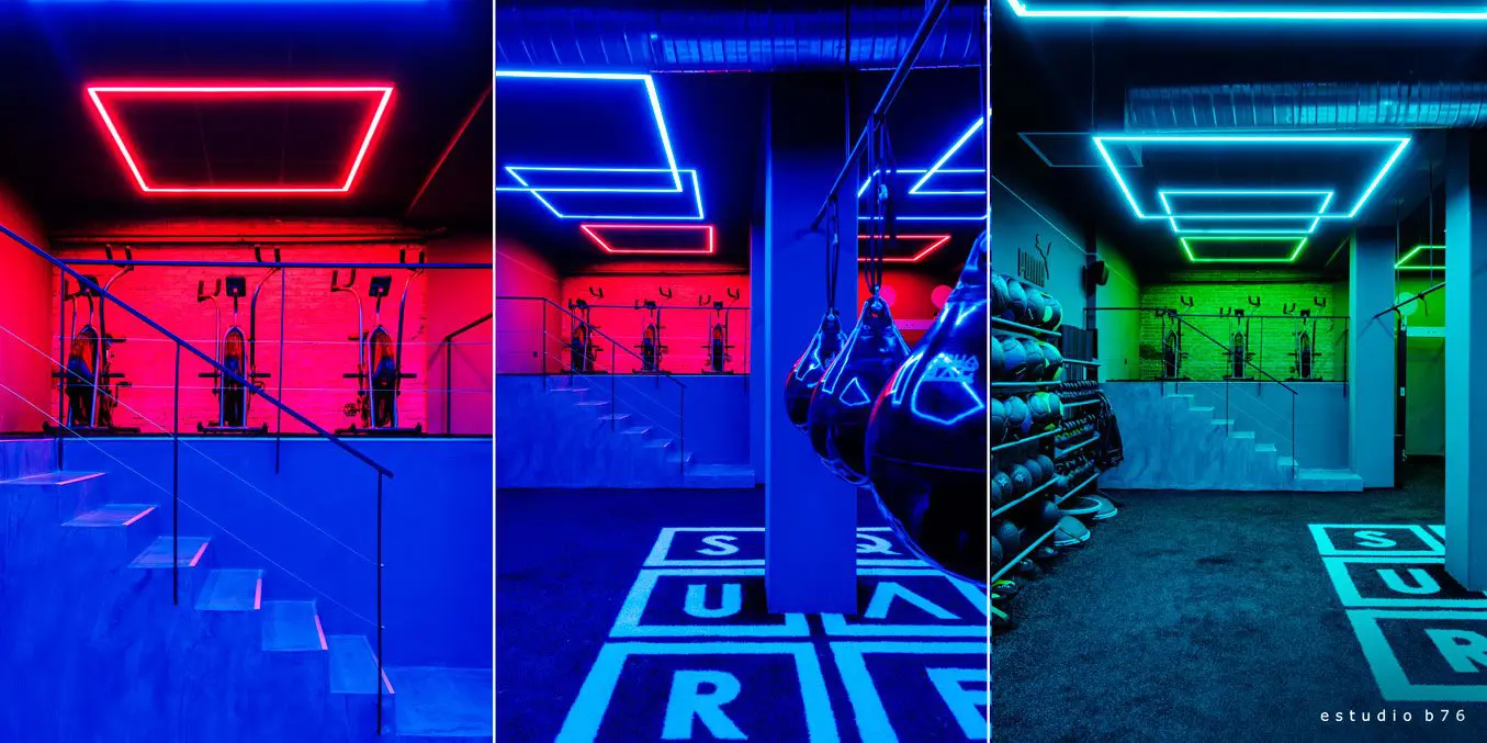 diseño gimnasio square fitness