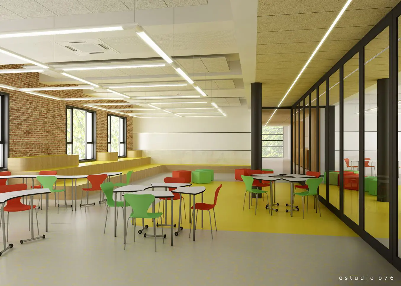 Colegio La Salle Maravillas Madrid, Estudio b76