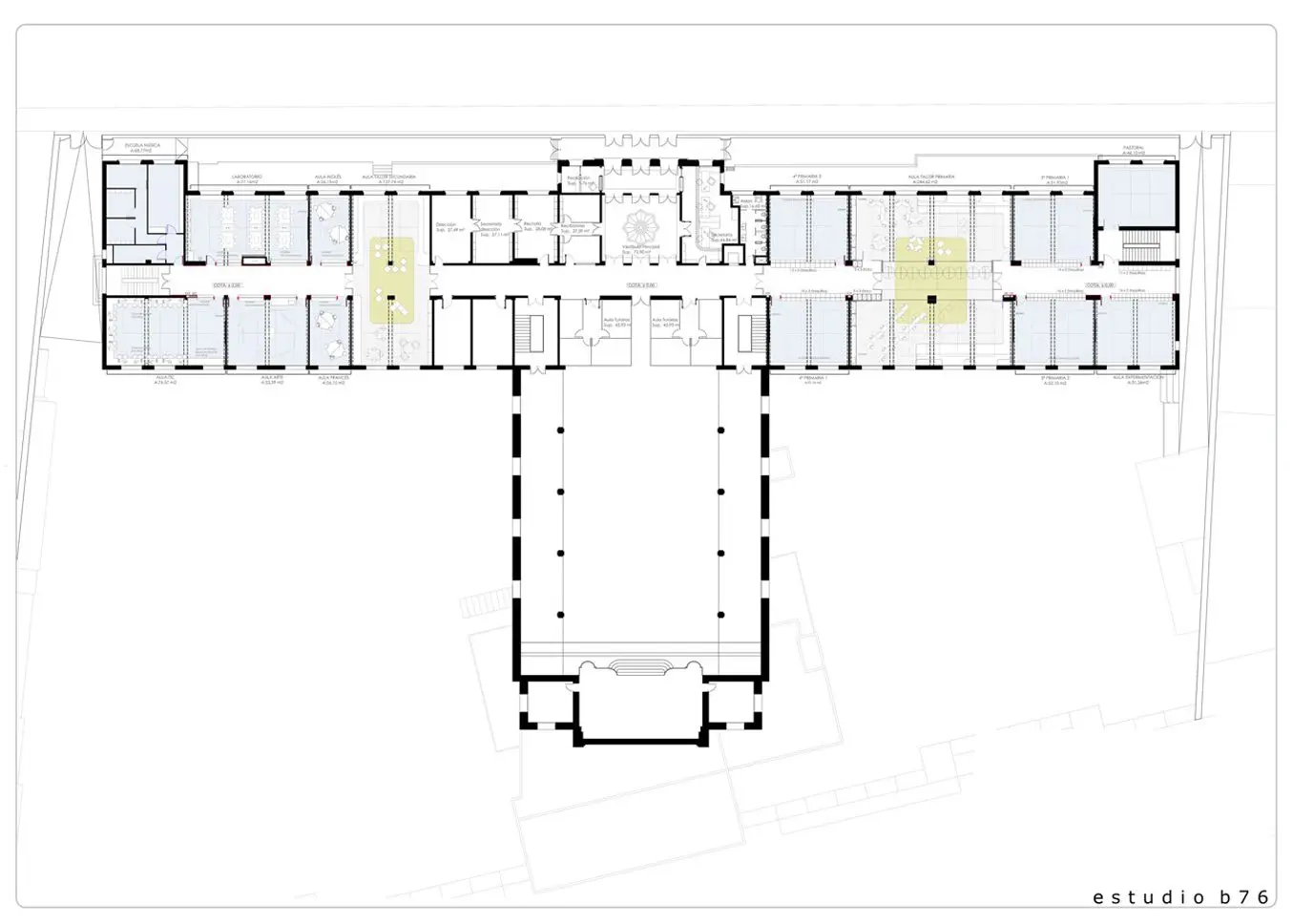 Colegio La Salle Maravillas Madrid, Estudio b76