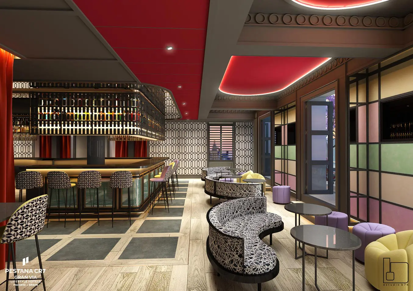 Pestana CR7, el futuro hotel de Cristiano Ronaldo en la Gran Vía. Estudio b76.