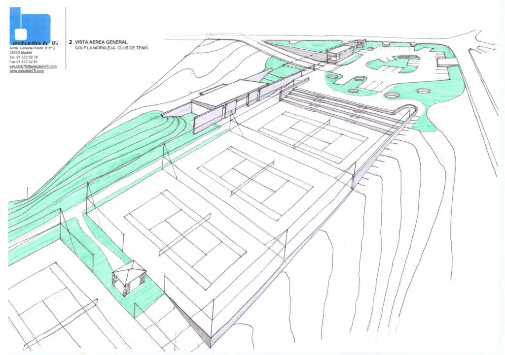 Club de tenis, Golf la Moraleja, madrid, estudio b76