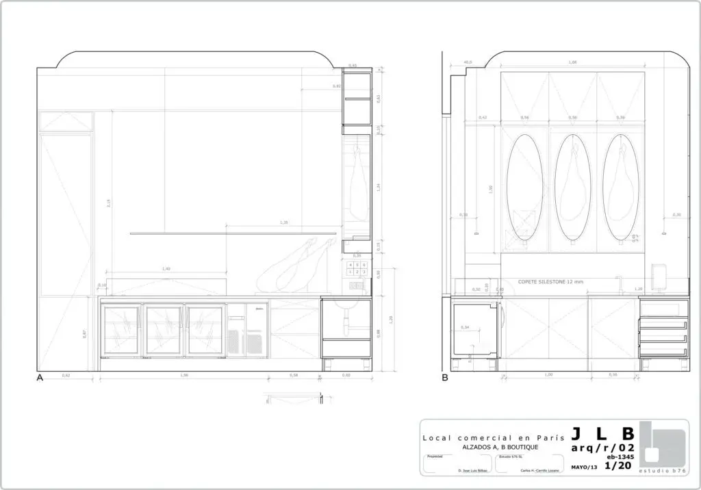 reforma, local, LES GRANDS D’SPAGNE, Passage des Panoramas, Paris, estudio b76