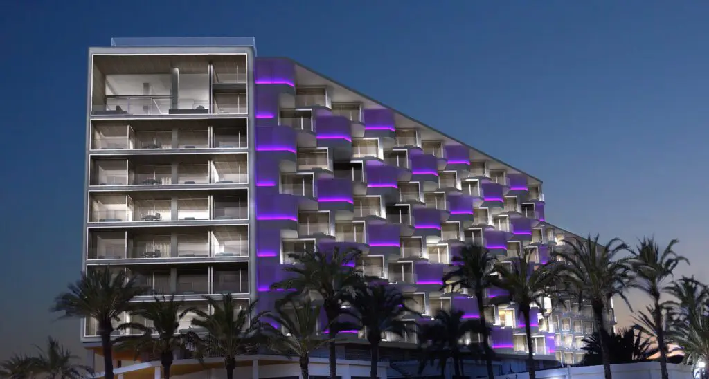 hotel, hotel de playa, palladium hotel group, Hard Rock Hoteles, Ibiza, estudio b76