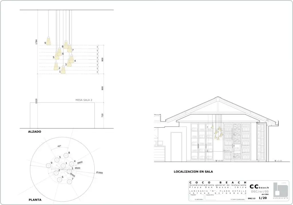 reforma, restaurante, coco beach, beach club, Ibiza, estudio b76