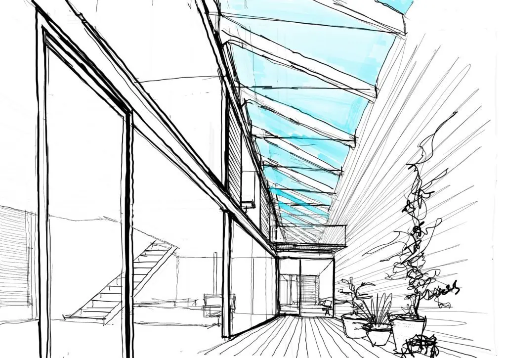 cambio de uso nave industrial, vivienda loft, Tetuán, Madrid estudio b76