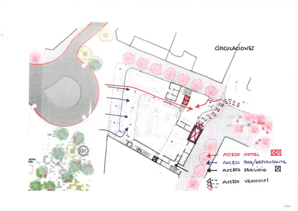 hotel ocean drive Madrid, proyecto arquitectura, Estudio b76