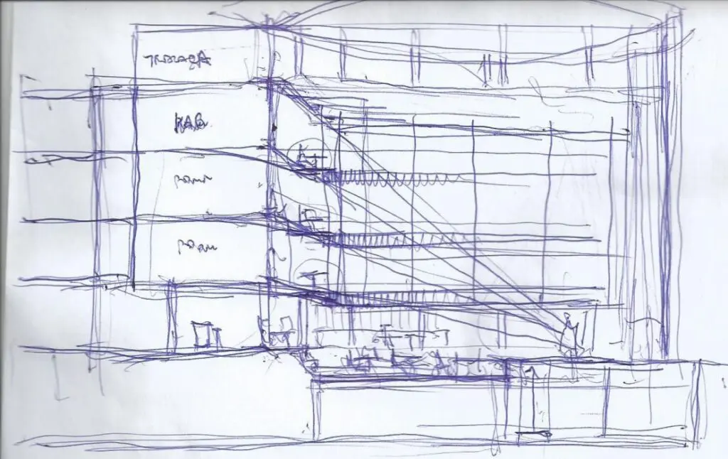 hotel ocean drive Madrid, proyecto arquitectura, Estudio b76