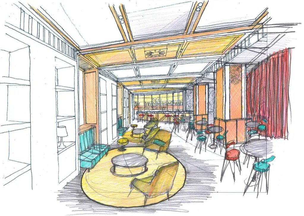 Gastrobar. Vincci Hoteles. Hotel Vincci Via 66. Gran Vía. Madrid. estudio b76