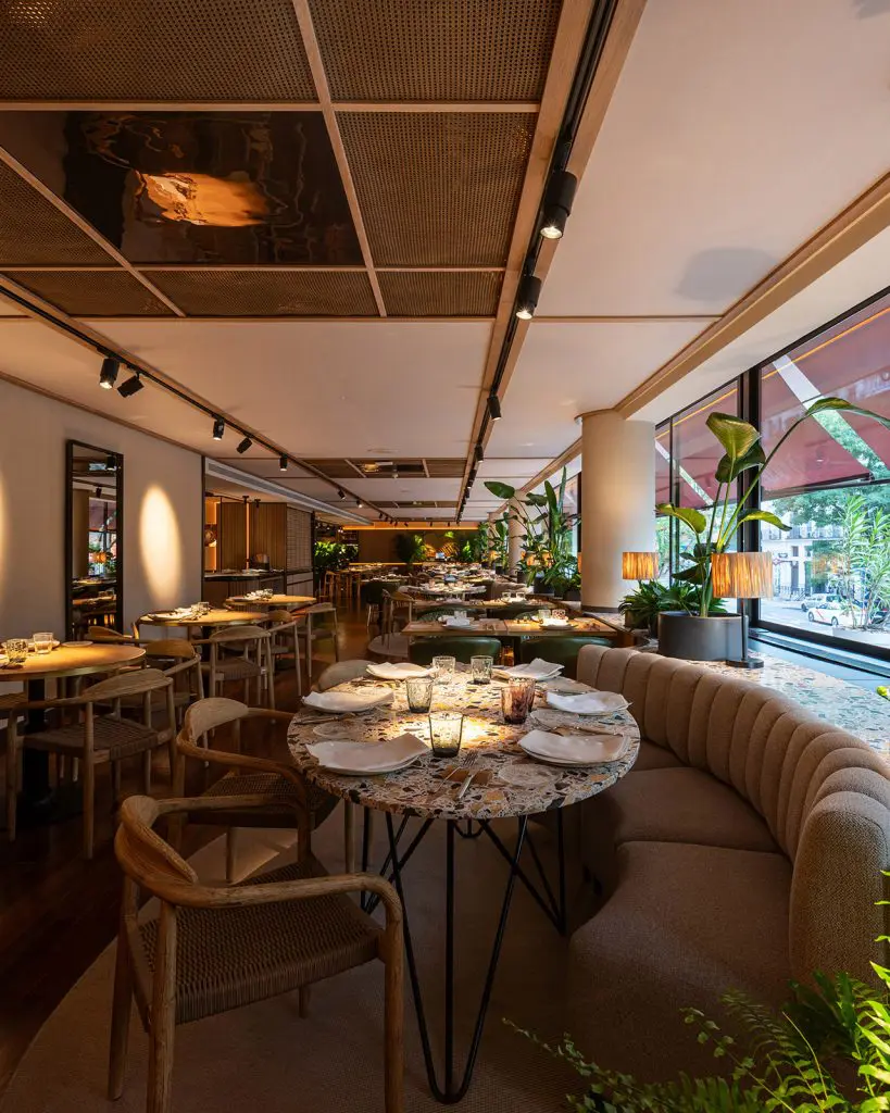 hoteles Vincci, calle goya, restaurante, Vincci soma, restaurante soma, Madrid, estudio b76