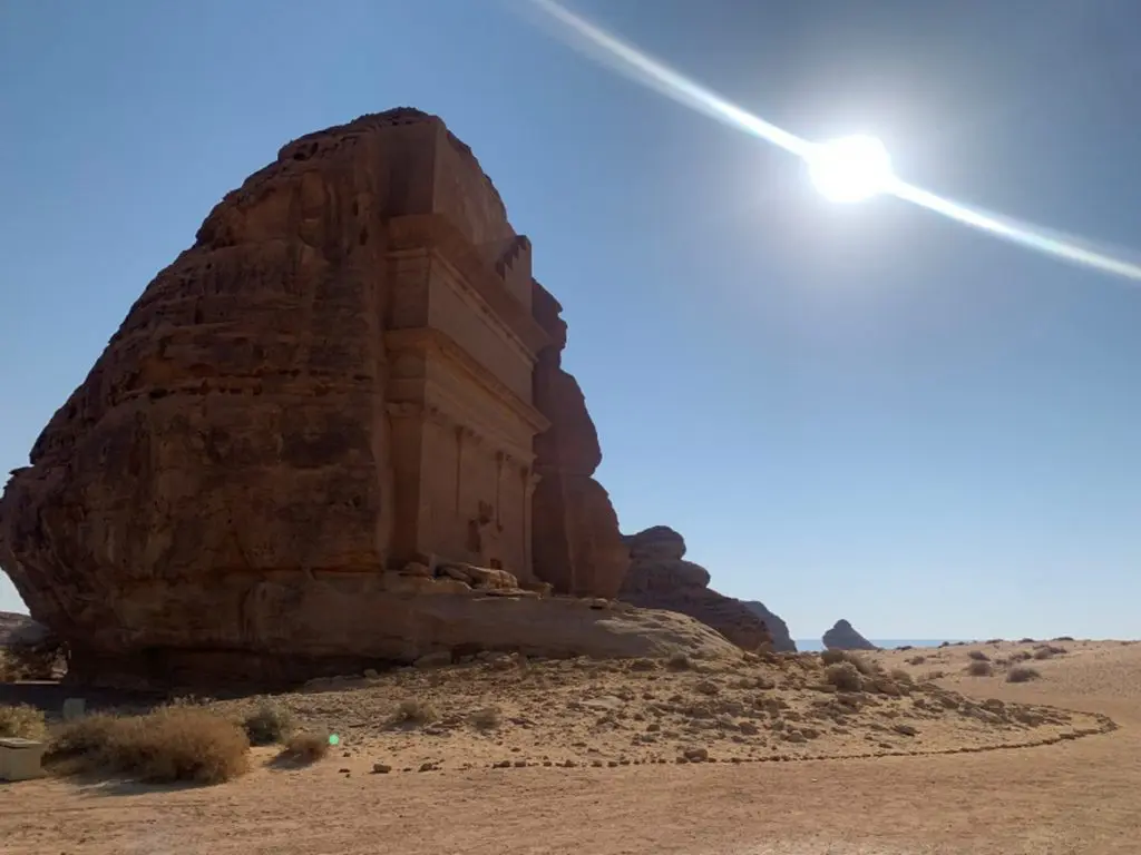Tumba de Qasr al-Farid. Ciudad nabatea de Hegra. Al Ula. Fotografía Estudio b76.